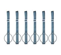 sourcing map 6 Pcs Water Bottle Holder Lanyard, Crossbody Water Bottle Sling Strap with Ring for Carrying Bottles Holder Shoulder for Outdoor Hiking Camping, Blue