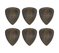 sourcing map 6 Pcs Wood Guitar Pick, 3.0mm Ultra Heavy Gauge Wood Groo