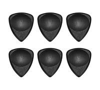sourcing map 6 Pcs Wood Guitar Pick, 3.0mm Ultra Heavy Gauge Wood Groove Shape Guitar Picks for Electric, Acoustic, Bass Guitars, Purple Red