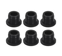 sourcing map 6 Pieces Black Plug Holes, H13 Waterproof Rubber Button Plug for 13mm / 0.51" Hole