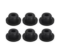 sourcing map 6 Pieces Black Plug Holes, H17 Waterproof Rubber Button Plug for 17mm / 0.67" Hole