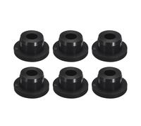 sourcing map 6 Pieces Black Plug Holes, H18 Waterproof Rubber Button Plug for 18mm / 0.71" Hole