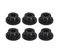 sourcing map 6 Pieces Black Plug Holes, H21 Waterproof Rubber Button Plug for 21mm / 0.83" Hole