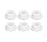 sourcing map 6 Pieces White Plug Holes, T27 Waterproof Rubber Button Plug for 27mm / 1.06" Hole