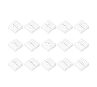 sourcing map 6 Pin 12mm 5050 LED Strip Light Solderless Gapless Connector White 15Pcs