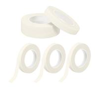 sourcing map 6 Rolls Floral Tapes, 30 Yard x 1/16 in Florist Crepe Flowers Bouquets Tape Adhesive Waterproof for Flower Arranging Wrapping, White