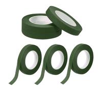 sourcing map 6 Rolls Floral Tapes, 30 Yard x 1/16 in Florist Crepe Flowers Bouquets Tape Adhesive Waterproof for Flower Arranging Wrapping, Olive Green