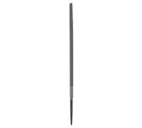sourcing map 6" Round Coarse Cut File Double Cut Teeth Coarse Metal File High Carbon Steel T12 Without Handle for Metal Wood Finishing Roughing, Grey