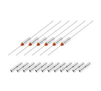 sourcing map 6 Set Metal Temperature Thermal Fuse RY15 84°C 183.2°F 15A 250V Cutoff Thermal Fuse with BN1.25 Bare Neutral Terminal for Motor Transformer Electric Industrial Home Appliance