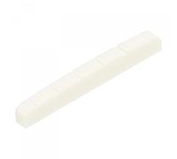 sourcing map 6 String Pre-Slotted Electric Guitar Bone Nut for LP Guitar Replacement Bass White,42x3.5x5.5mm