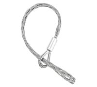 sourcing map 60-75mm OD Cable Pulling Socks Grip 1.12m Single Head Side Pull Wire Mesh Puller Socks Grip Stainless Steel Wire Pulling Tools