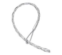 sourcing map 60-75mm OD Cable Pulling Socks Grip 1.2m Single Head Side Pull Wire Mesh Puller Socks Grips Galvanized Steel Wire Pulling Tools