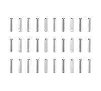sourcing map 60 pcs 304 Stainless Steel Dowel Pins, 1x5 mm Round Head Flat Chamfered End Metal Dowel Pin Shelf Support Pegs Rod Fasten Elements for Furniture DIY Project