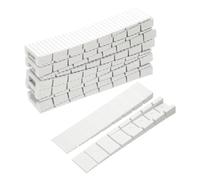 sourcing map 60 Pcs Composite Shims and Leveling Wedges, 3.94-in White Plastic Shims, Firm and Non-Slip for Leveling Table, Toilet, Hot Tub, and DIY Furniture