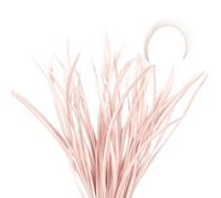 sourcing map 60 Pcs Fly Tying Feathers Bulk, 5.1-6.7 Inch Colorful Stonefly Split Tails and Down Wings Tails Materials Goose Biots Feathers for DIY HandCrafts, Pink