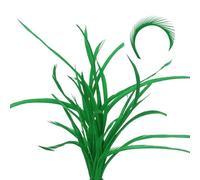 sourcing map 60 Pcs Fly Tying Feathers Bulk, 5.1-6.7 Inch Colorful Stonefly Split Tails and Down Wings Tails Materials Goose Biots Feathers for DIY HandCrafts, Grass Green