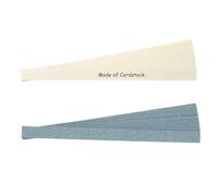 sourcing map 60 Pcs Grey Blue & White Sentence Strips Cardstock, 0.4" x 5.9" Blank Unlined Paper Strips, Handwriting Practice Tools for Home Office DIY Arts Creativity Hand Crafts