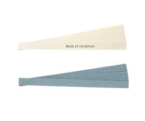 sourcing map 60 Pcs Grey Blue & White Sentence Strips Cardstock, 0.4" x 5.9" Blank Unlined Paper Strips, Handwriting Practice Tools for Home Office DIY Arts Creativity Hand Crafts