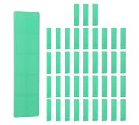 sourcing map 60 PCS Plastic Flat Shims, 2mm/0.08" Structural Tile Plastic Shims for Leveling, Glazing Blocks for Home Improvement Level, Door Toilet, Frame Spacers, Green