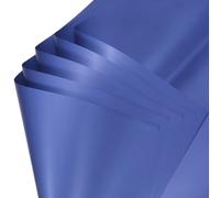 sourcing map 60 Sheets Flower Wrapping Paper, 21.5" x 21.5" Waterproof Floral Bouquet Wrapping Papers Florist Supplies for Wedding Party Gift Packaging DIY Crafts, Dark Blue