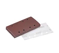 sourcing map 600 Grit 1/3 Sanding Sheet Sander Sandpaper Hook and Loop Pads 8 Hole 15pcs