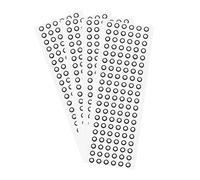 sourcing map 600 Pcs 3D Scanner Markers 3mm Low Reflective 3D Scanning Dots 3D Tracking Dots Reference Point 3D Target Diffuse Reflection Markers for Camera-based 3D Scanners(3x5mm)