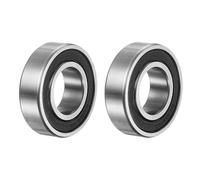 sourcing map 6004-2RS Deep Groove Ball Bearings 20mm Bore 42mm OD 12mm Thick Chrome Steel ABEC3 Accuracy Z3 Noise Level 2pcs