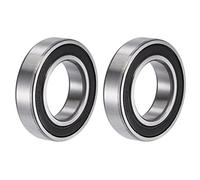 sourcing map 6007-2RS Deep Groove Ball Bearings 35mm Bore 62mm OD 14mm Thick Double Sealed Chrome Steel 2pcs