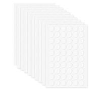 sourcing map 600pcs Double Sided Sticky Tape Dots, Adhesive Two Sided Nano Dots, Clear Removable Mounting Round Sticky Dots Traceless for Art Craft, Decoration, 15 x 0.8 mm