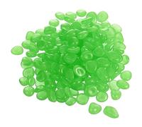 sourcing map 600pcs Glow Rocks 13-17mm Glow Pebbles Decoration in the Dark Luminous Stones Decor DIY Decorative Green for Garden, Potted Plant, Fish Tank