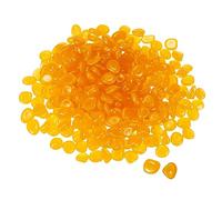 sourcing map 600pcs Glow Rocks 13-17mm Glow Pebbles Decoration in the Dark Luminous Stones Decor DIY Decorative Orange Yellow for Garden, Potted Plant, Fish Tank