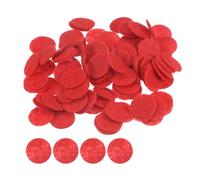 sourcing map 600pcs Round Felt Circles, 15mm 5/8" Pre Cut Felt Craft Pads Non-Woven Mini Felt Fabric Circles for DIY Sewing Handcraft Cut Projects Craft Finishing, Red