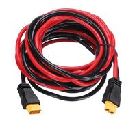 sourcing map 600VDC XT60 Extension Cable, 10AWG 10FT XT60 Male to Female Connector Cable for RC Battery Portable Power Station Solar Panel FPV Drone