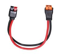 sourcing map 600VDC XT60i Extension Cable, 1FT XT60i Female to Battery Connector Single-pole Red and Black Plug Connector Cable for RC Battery Portable Power Station Solar Panel