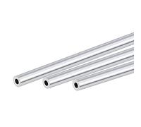 sourcing map 6063 Aluminum Round Tube 10mm OD 5mm Inner Dia 300mm Length Pipe Tubing 3 Pcs