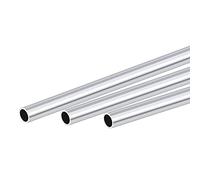 sourcing map 6063 Aluminum Round Tube 10mm OD 8mm Inner Dia 300mm Length Pipe Tubing 3 Pcs