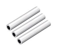 sourcing map 6063 Aluminum Round Tube, 16mm OD 10mm Inner Dia 100mm Length Pipe Tubing for Industry DIY Projects, 3 Pcs