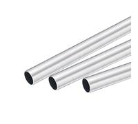 sourcing map 6063 Aluminum Round Tube 18mm OD 16mm Inner Dia 300mm Length Pipe Tubing 3 Pcs