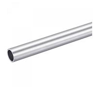 sourcing map 6063 Aluminum Round Tube 22mm OD 18mm Inner Dia 200mm Length Pipe Tubing