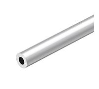 sourcing map 6063 Aluminum Round Tube, 300mm Length 14mm OD 7mm Inner Dia Seamless Aluminum Straight Tubing