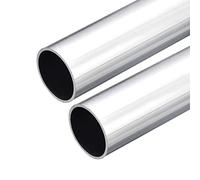 sourcing map 6063 Aluminum Round Tube, 32mm OD 29mm Inner Dia 300mm Length Pipe Tubing for Industry DIY Projects, 2 Pcs