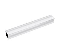 sourcing map 6063 Square Aluminum Tube, 25mm x 25mm x 2mm Wall Thickness 204mm/8 Aluminum Industrial Straight Tube, Seamless Metal Tubing for Construction DIY Home Furniture