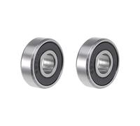 sourcing map 607-2RS Deep Groove Ball Bearing 7x19x6mm Double Sealed ABEC-3 Bearings 2-Pack