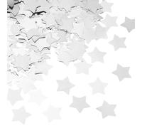 Sourcing Map 60g Silver Star Confetti for Wedding, Birthday, Baptism, Graduation