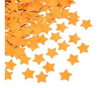sourcing map 60g Star Confetti Star Glitter Confetti Paper Orange Table Confetti for Birthday Wedding Balloons Party Decorations