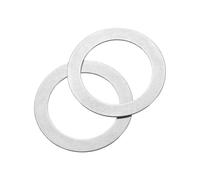 sourcing map 60Pcs 304 Stainless Steel Flat Washers, M17x24x0.5mm Ultra Thin Flat Spacers, Flat Ring Fasteners for Bolts Screws, Electronic Repair, Automotive, Mechanical Industry