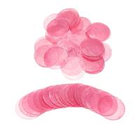 sourcing map 60Pcs Capiz Shells 2" Round Natural Shells with 2 Holes for Seashell Wind Chimes Curtain Shell Garland DIY Craft Wedding Home, Pink