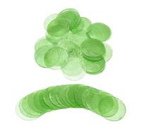 sourcing map 60Pcs Capiz Shells 2" Round Natural Shells with 2 Holes for Seashell Wind Chimes Curtain Shell Garland DIY Craft Wedding Home, Light green