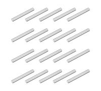 sourcing map 60Pcs M3 x 25mm 304 Stainless Steel Dowel Pin, Cylindrical Shelf Support Peg Pin Parallel Pin Fastener for Mechanical Manufacturing, Industry, Furniture Installation, Silver