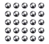 sourcing map 60pcs Precision Balls 12mm Diameter G200 201 Stainless Steel for Bearings